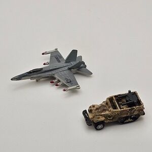 Vintage LGTI Micro Machines Lot Jeep and Jet